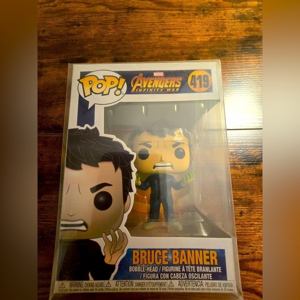 Funko Pop! Marvel Avengers Infinity War Bruce Banner #419 Hulk In Protector - Picture 1 of 3